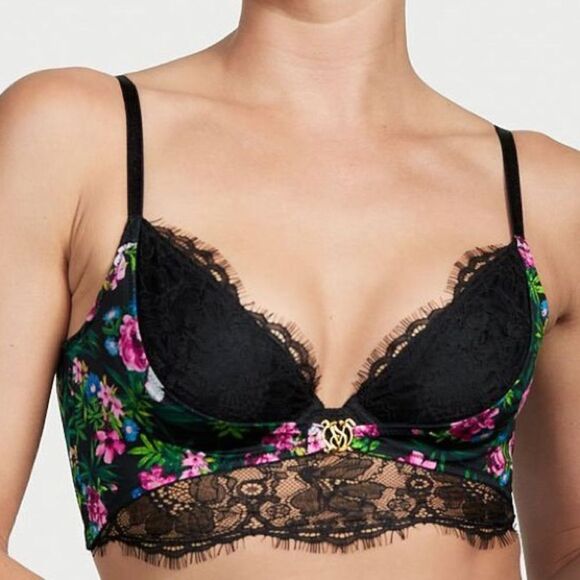 Victorias Secret So Obsessed Unlined Sexy Corset Top Bustier bra Moonlit Xsmall - Picture 7 of 10